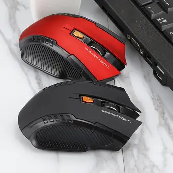 2,4 GHz Bezdrôtová Optická Myš Myš S USB Prijímač 6 Tlačidiel Pre PC, Notebook, Myši, Klávesnice A Príslušenstvo Počítača Úrad Myši