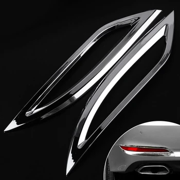 2 ks pre Hyundai Sonata I45 YF 2011-Chrome Zadný Nárazník Hmlové Svetlo Lampy Kryt Výbava Liatie