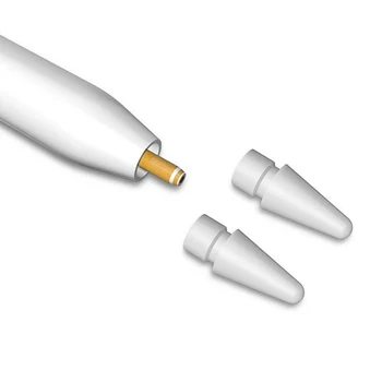 2 ks Stlmiť Silikónové Nib Prípade Ceruzka Pokrytie Pokožky Screen Protector Pre iPad Ceruzka Tip Kryt Pre Apple Ceruzka 2. 1. Generácie
