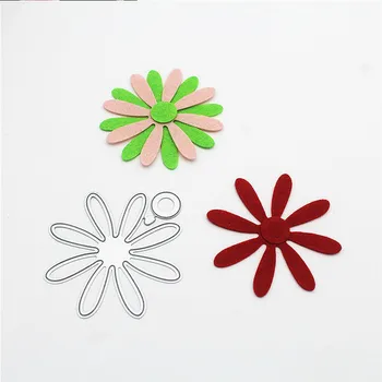 2020 Nové Kvety DIY zápisník rezanie kovov die papier karty procese razba zložky šablóny