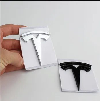 2021 Auto 3D Kovov Predné Logo Nálepka Pre Tesla Model s 3 S X Y Znak Zadný Kufor, zadné dvere Odznak Telo Odznak Dekorácie, Doplnky