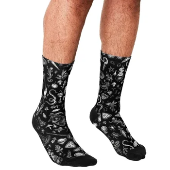 2021 Zábavné pánske ponožky Hotel Koberec Žiarivý Vzor Vytlačené hip hop Muži Radi roztomilé Ponožky chlapcov street štýl Crazy Ponožky pre mužov
