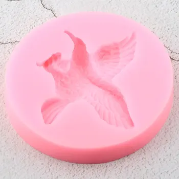 3D Vtákov Orol Silikónové Formy Candy Ílu Polyméru Fondant Formy DIY Cake Zdobenie Nástroje Živičné Mydlo Čokoláda Gumpaste Formy