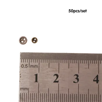 50pcs 3/4 mm Mini Bábika Tlačidlo Ručné DIY Šitie Tlačidlo 2-Otvory Flatback Tlačidlo Scrapbooking Accessorie botones para la ropa