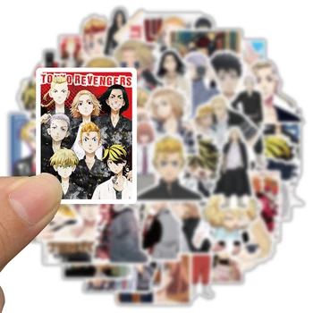 50PCS Anime Tokio Revengers Nálepky Pack DIY Notebook Notebook Gitara Stationer Klasická Hračka Pre Deti, Nálepka