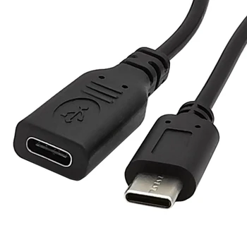 5V USB C Napájací Kábel Typu C Samec Samica Predlžovací Kábel Na Vypnutie Raspberry Pi 4 Smartphone, Tablet PC