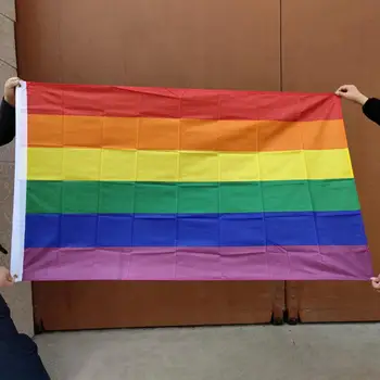 90x150 CM LGBT Gay Dúhová Vlajka