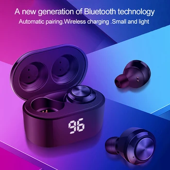 A6 TWS Bezdrôtové Bluetooth-kompatibilný Headset Stereo Nepremokavé Športové Slúchadlá Hráči Slúchadlá Pre Iphone Xiao Huawei Samsung