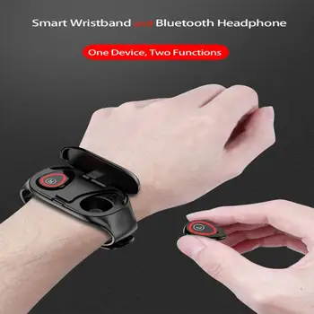 AI Smart Hodinky Bluetooth-kompatibilné M1 Slúchadlá Srdcového tepu Inteligentný Náramok Dlhý Pohotovostný Športové Hodinky Mužov Dropshipping