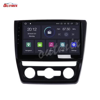 Android10.0 Auta gps Multimediálny Prehrávač Pre Škoda Yeti 5L 2009-auto, WIFI, rádio, GPS Navigácie hlavu jednotka audio stavať v dsp