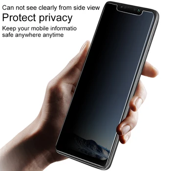 Anti-spy Ochranné Sklo pre Xiao Mi 9T Pro Screen Protector pre Mi 6 Hrať Pocophone F1 Tvrdeného Skla pre Mi 8 SE Lite