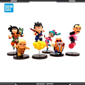 BANDAI Pôvodného Dragon Ball Anime WCF Goku kuririn Bulma Spustiť letu Anime Akcie PVC Zber Model Hračka Obrázok Hračky Pre Deti