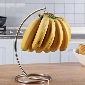 Banánovník Ramienko Háčika Ovocie Držiteľ Kuchyňa Úložný Stojan Stojan Organizér