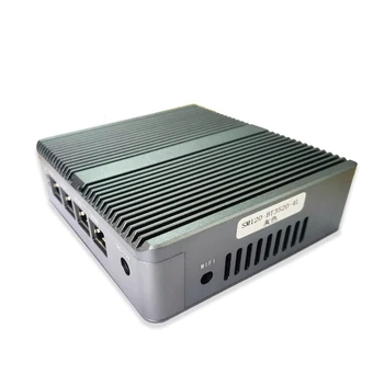 CPU E3827 Pfense Mini Router Server CP 4*1000M Lan Podpora Windows10 Linux HD, VGA, Dual Display bez ventilátora Ploche