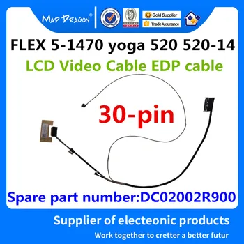 DC02002R900 5C10N67449 Pre Lenovo YOGA 520 520-14 FLEX 5-1470 Notebook, LCD LED LVDS Reklamná Stuha Videu Flex Kábel Drôt