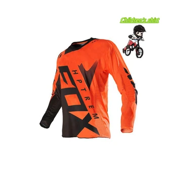 Deti Off Road ATV Racing T-shirt som Fox Zjazdové Jersey Cyklistický Dres Motocross MTB DH MX Oblečenie pre Deti