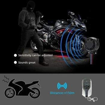 Dual Diaľkové Ovládanie Motocykla, Alarm, Bezpečnostný Systém, Motocykel Ochrana Proti Krádeži Bicykla Moto Kolobežka Motorových Alarm Systém