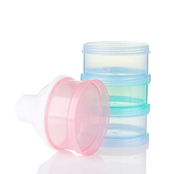 Farba štyri vrstvy, baby mlieko úložný box dieťa kŕmenie jedlo okno plastové šetrné k životnému prostrediu mlieko kontajner