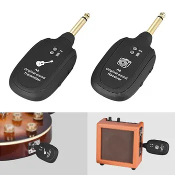 Gitara bezdrôtový prenos systém elektrická gitara bezdrôtový vyzdvihnutie bezdrôtový vysielač A8 gitara bezdrôtový prijímač