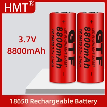 GTF 26650 8800mAh Lítiové Batérie Nabíjateľné Batérie 26650 8800mAh Batérie pre Vysoký Výkon Blesku