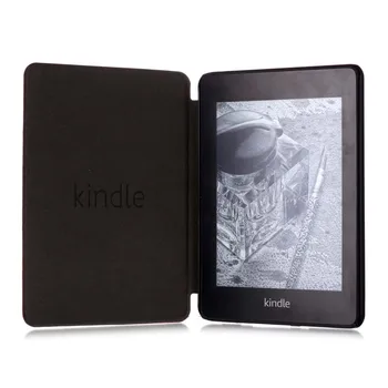 Handričkou Textúra PU Kožené Smart Case pre Amazon Kindle Paperwhite4 2018 PQ94WIF Magnetické Ochranný plášť