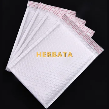 HERBATA (200*200 mm)20pcs/veľa White Pearl Film Bublinkové Obálky Kuriér Tašky Vodotesný Obal Mailing Tašky CL-2022-20