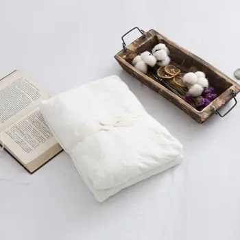 Japonský štýl umyté bavlna plavidlá posteľ list deka jednej manželská posteľ študentské koľaje farbou iny posteľná bielizeň listov