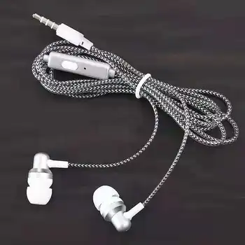 Káblové Slúchadlá Slúchadlá 3,5 mm V Uchu Slúchadlá Šport Slúchadlo S Mikrofónom Basy Stereo Headset