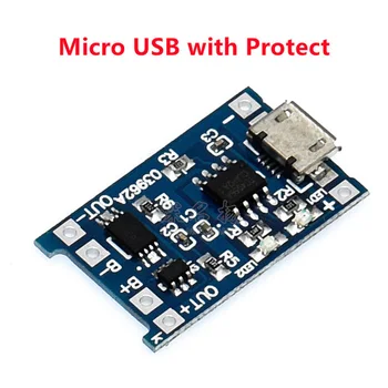 Lítiové Batérie, Nabíjanie Rada Nabíjačku Modul 5V 1A S Ochranou Typ-c/Micro/Mini USB Upraviť Súčasné Vyspelé Plnenie Čip