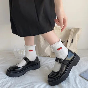Mary Jane topánky Japonský Štýl Lolita Topánky Ženy Vintage Mäkké Sestra Dievčatá Platformu Študent Cosplay Kostým, Topánky 2021