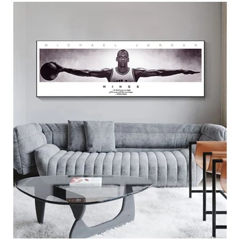 Miestnosti Visí Maľovanie Spálňa Olejomaľba Basketbalová Hviezda Klasické Kobe Bryant Plagát Dekoratívne Maliarske Plátno Na Stenu Živé Umenie