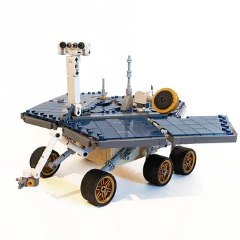 MOC Mars Exploration Rover Model Vojenské Stavebné Bloky Priestor Tehly DIY Montáž Vzdelávacie Hračky Pre Deti, Chlapci Darček 78pcs