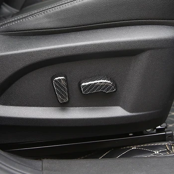 Na Nissan Maxima 2016 17 18 2019 Styling Príslušenstvo autosedačky Nastavenie Prepnúť Tlačidlo Krytu Výbava ABS Uhlíkových vlákien/Chrome 5 ks