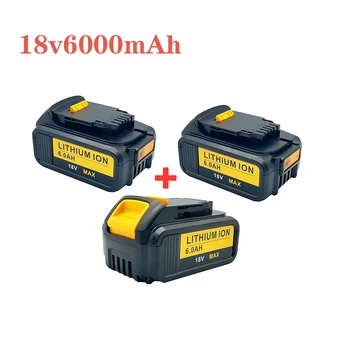 New 18V 6000mAh Liion Battery DCB180 Rechargeable Battery For DEWALT DCB180,DCB181 XJ DCB200,DCB201,DCB201-2,DCB204,DCB20 DCB182