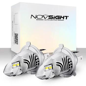 NOVSIGHT H4 LED Auto Svetlá H4 Turbo Led Svetlometmi Žiarovky 1:1 Mini Auto Lampy 70W 12V 6000K Auto Príslušenstvo 12000LM Mini Lampada