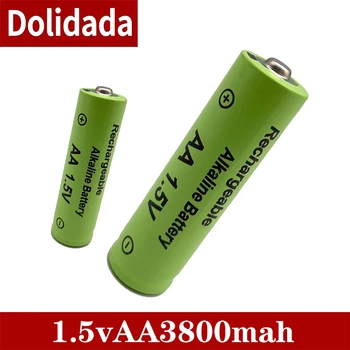 Nová Značka 3800mah 1,5 V AA Alkalické Batérie AA nabíjateľné batérie pre Diaľkové Ovládanie Hračka Batery požiarny alarm s nabíjačky