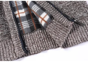 Nové pánske Zimné Hrubé Business Bežné Sveter Coats Cardigan Mužov Slim Fit Knitwear Outwear Teplá Jeseň Sveter Jumper Muži M-4XL