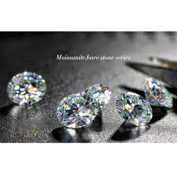 Originálne Voľné Kamene, Moissanite Kameň 1.5 ct 7,5 mm Najlepšie D Farba VVS1 Lab Diamond Výborný Strih Pre Šperky Diamantový Prsteň