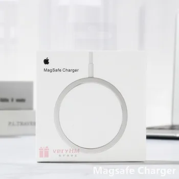 Originálny Apple MagSafe nabíjačku USB-C Magnetické Bezdrôtovú Nabíjačku 15W Rýchlo Nabíjačka pre iPhone, 8 X 11 12 pro max pre AirPods Pro