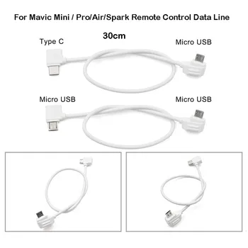 Pre DJI MAVIC Mini Diaľkové ovládanie Kábel na Prenos Údajov Kábel Príslušenstvo Regulátora Kábel pre Android alebo Typu C