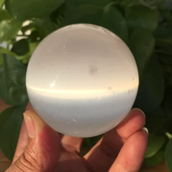 Prírodné pervious sadrové loptu selenite loptu crystal ball liečivú energiu kameňa