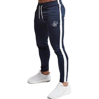 Pánske vysoko kvalitné Sik Hodváb značky polyester nohavice fitness bežné nohavice každodenný tréning fitness bežné športy, jogging nohavice