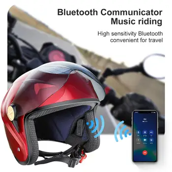 Slnečná Energia Smart Bluetooth Lete Chladiaci Ventilátor Cyklistické Motocyklové Prilby Spp