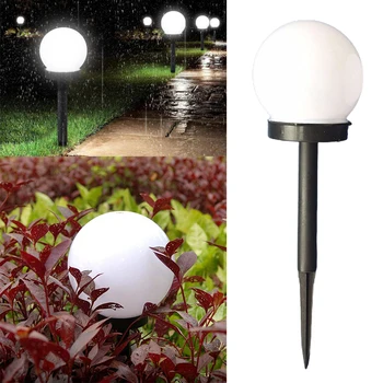 Solárne LED Power Ball Trávnik Svetlo Vonkajšie Nepremokavé Záhrada Dekor Krajiny Lampa