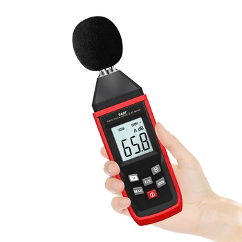 TASI Profesionálne High-Precision Hluku Tester Zvuk Decibel Monitor 30-130dB Akustické Instrument Digital Zvukomer SLM