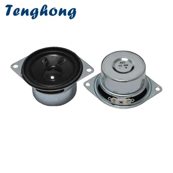 Tenghong 2ks 50MM Celý Rad Reproduktorov 4Ohm 3W Vonkajšie Magnetické Horn Prenosný Reproduktor Jednotka domáceho Kina Reproduktor DIY S Ucho
