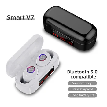 TWS Bluetooth-kompatibilné Bezdrôtové Slúchadlá s Mikrofónom Športové Vodotesné Slúchadlá Dotykové Ovládanie Bezdrôtové Headsety, Slúchadlá Telefón