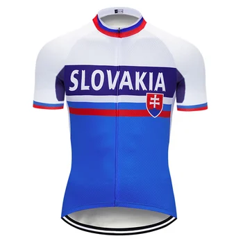 Tím SLOVENSKA Cyklistické Oblečenie 9D Nastaviť MTB Jersey Cyklistické Oblečenie Ropa Ciclismo Rýchle Suché Bicykli Nosenie Mens Krátke Maillot Culotte