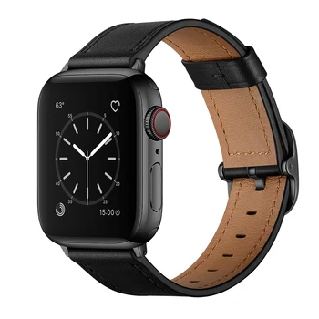 UEBN Originálne Kožené pútko pre Apple hodinky 5 kapela 44 mm 40 mm 42mm 38mm iwatch correa apple hodinky série 5/4/3/2/1 watchbands