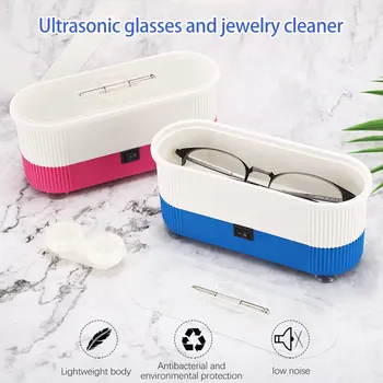 Ultrazvukové Šperky Cleaner Protézy Pre Okuliare, Mince Strieborné Čistiaci Stroj Hodinkové Sklá Doska ultrazvukového Kúpeľa